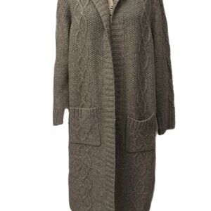 Torrid Charcoal Cable Knit Cardigan